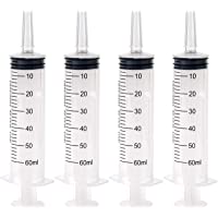 KINBOM Siringa 60 ml- Siringa di plastica sterile senza ago per laboratorio scientifico Esperimento- dosaggio…